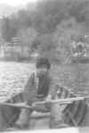 SKM as boatman - Nainital lake circa 1977